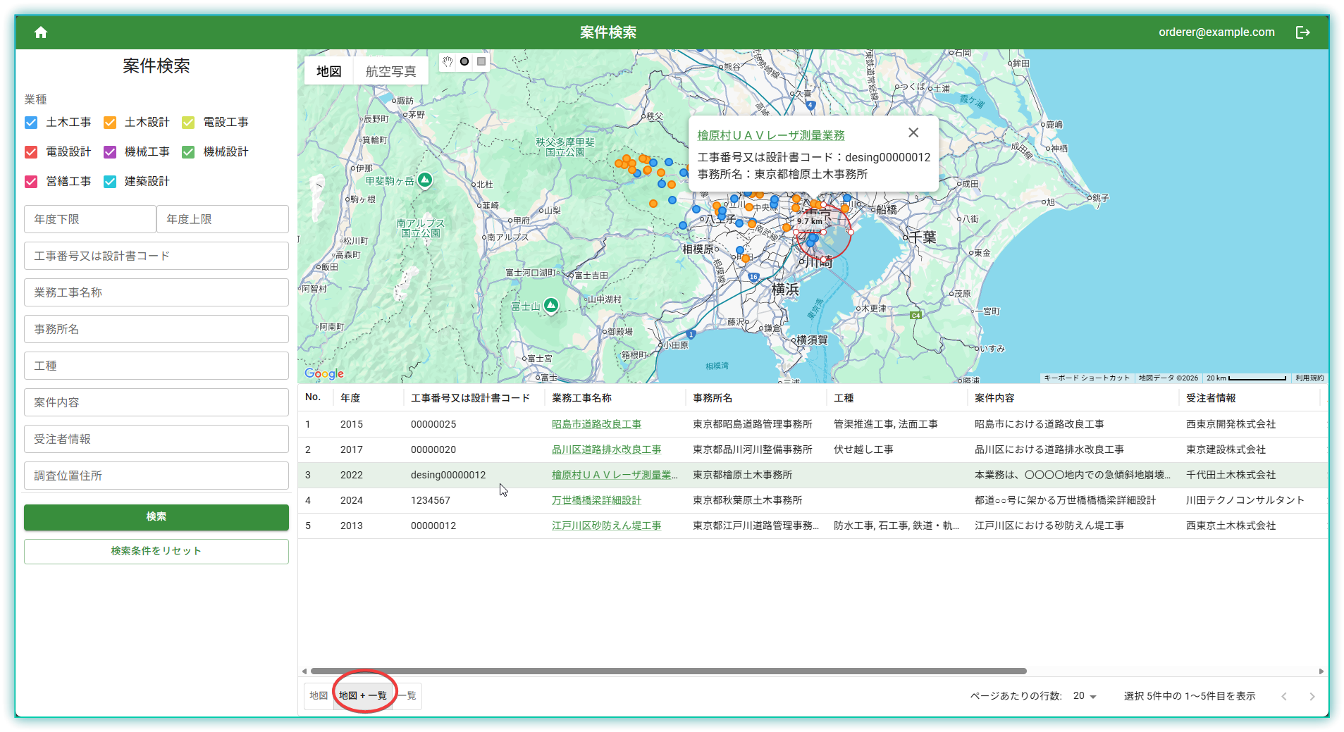 表示切り替え
